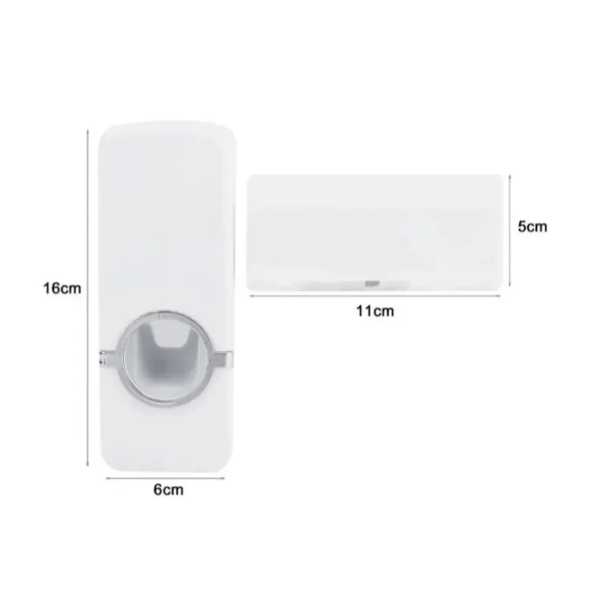 GENERICO - Dispensador De Crema Dental Y Porta Cepillo De 4 Divisiones