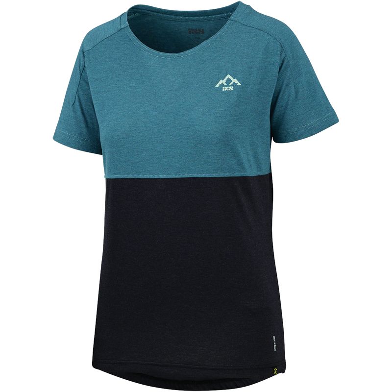 IXS - Polera Mujer Flow Tech Mountain Everglade 40 IXS