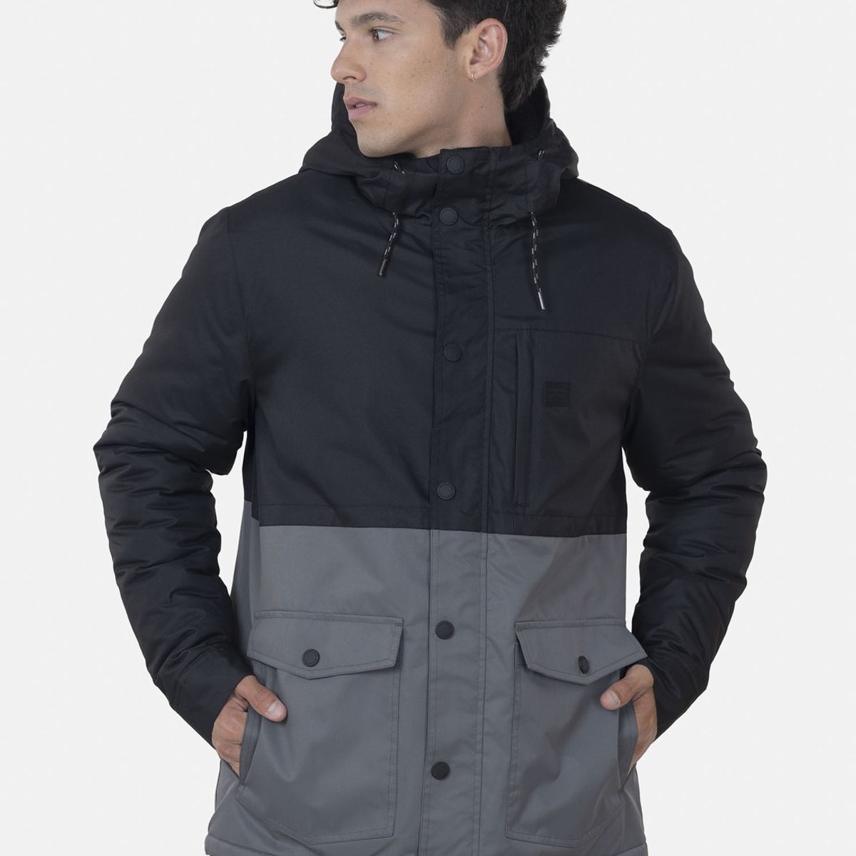 MAUI AND SONS - Casaca Hombre REEFER STREET Negro Maui and Sons MAUI AND SONS