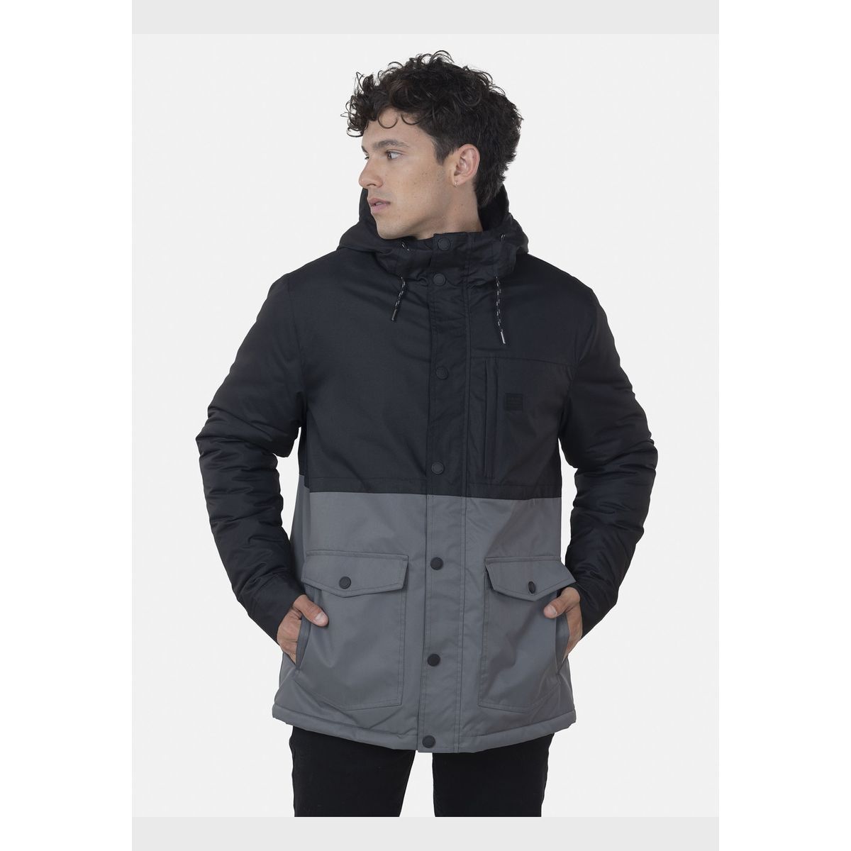 MAUI AND SONS - Casaca Hombre REEFER STREET Negro Maui and Sons MAUI AND SONS