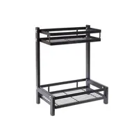 Organizador 2 Niveles Metálico Cocina Negro