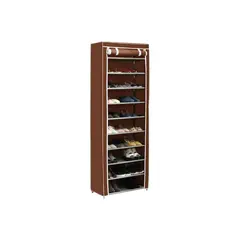 IMPORTCLICK - Zapatero Organizador Hogar 9 Niveles Café