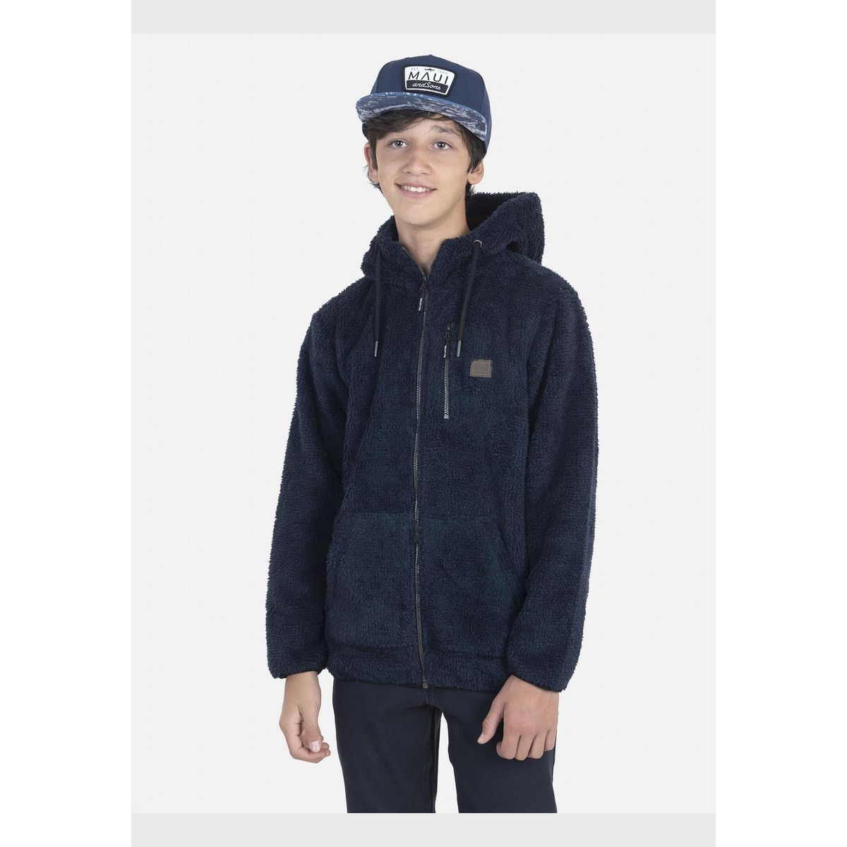 MAUI AND SONS - Poleron Juvenil 5O974 Azul Maui and Sons MAUI AND SONS