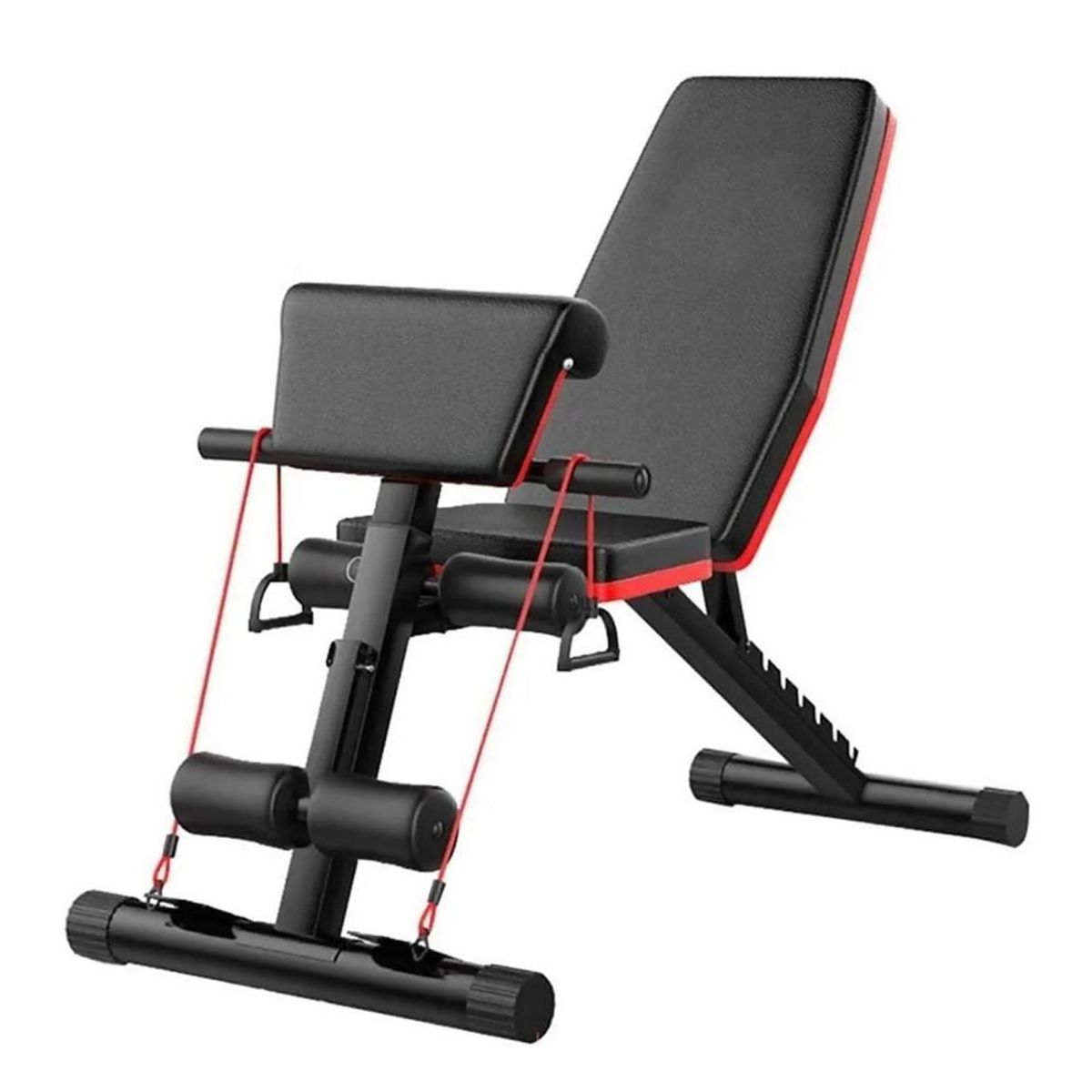 DETODOYMAS - Máquina Abdominales Banca De Ejercicios Banda Elasticos