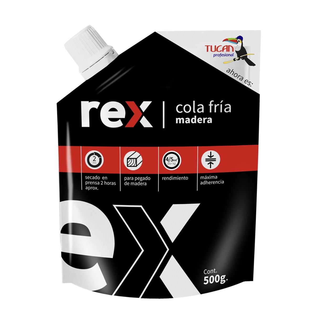 GENERICO - Cola Fría Rex Madera Doy Pack 500 gr