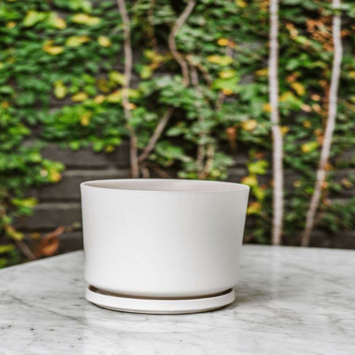 PLANT ME - Macetero Cerámica Blanco Dinamarca 19