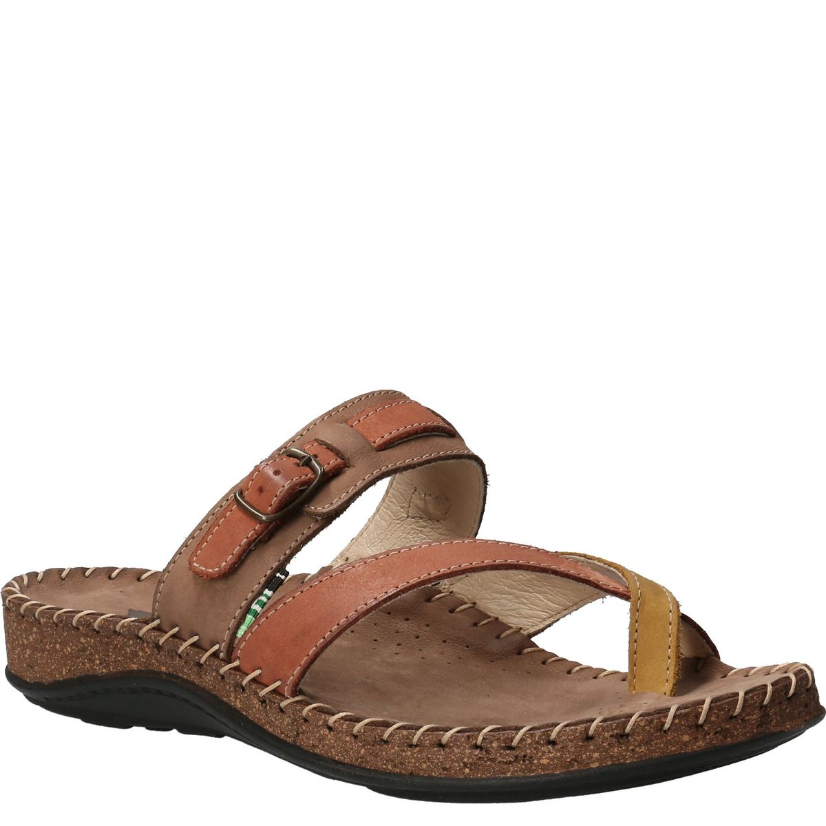 ROCKFORD - Sandalia Cuero Mujer Paradise Café ROCKFORD