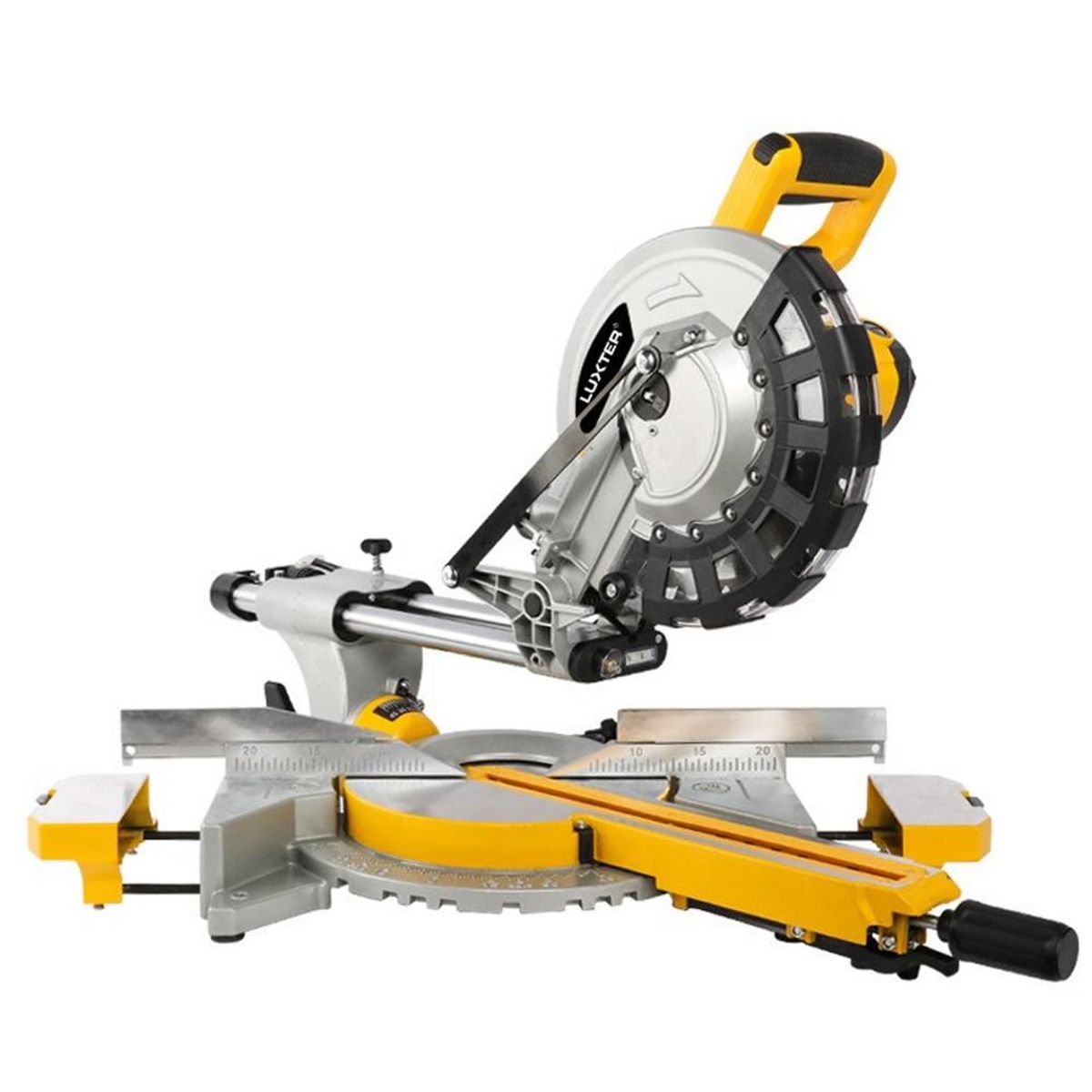 DETODOYMAS - Sierra Ingleteadora Telescópica 10" Luxter 2400w - Amarillo