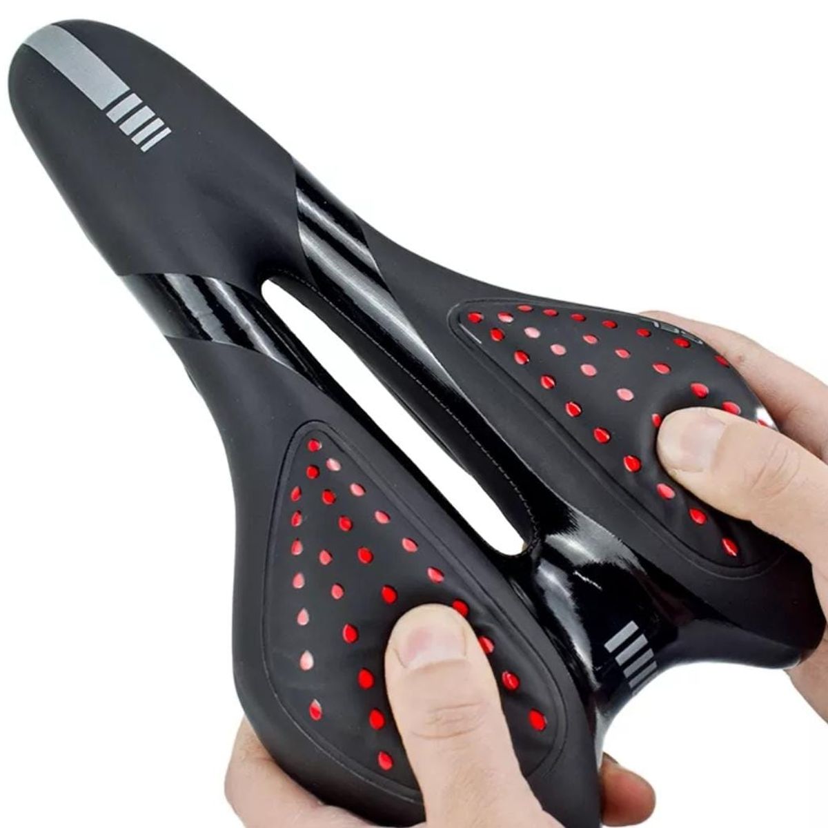 GENERICO - Asiento MTB Anti Prostático Con Almohadillas de Gel