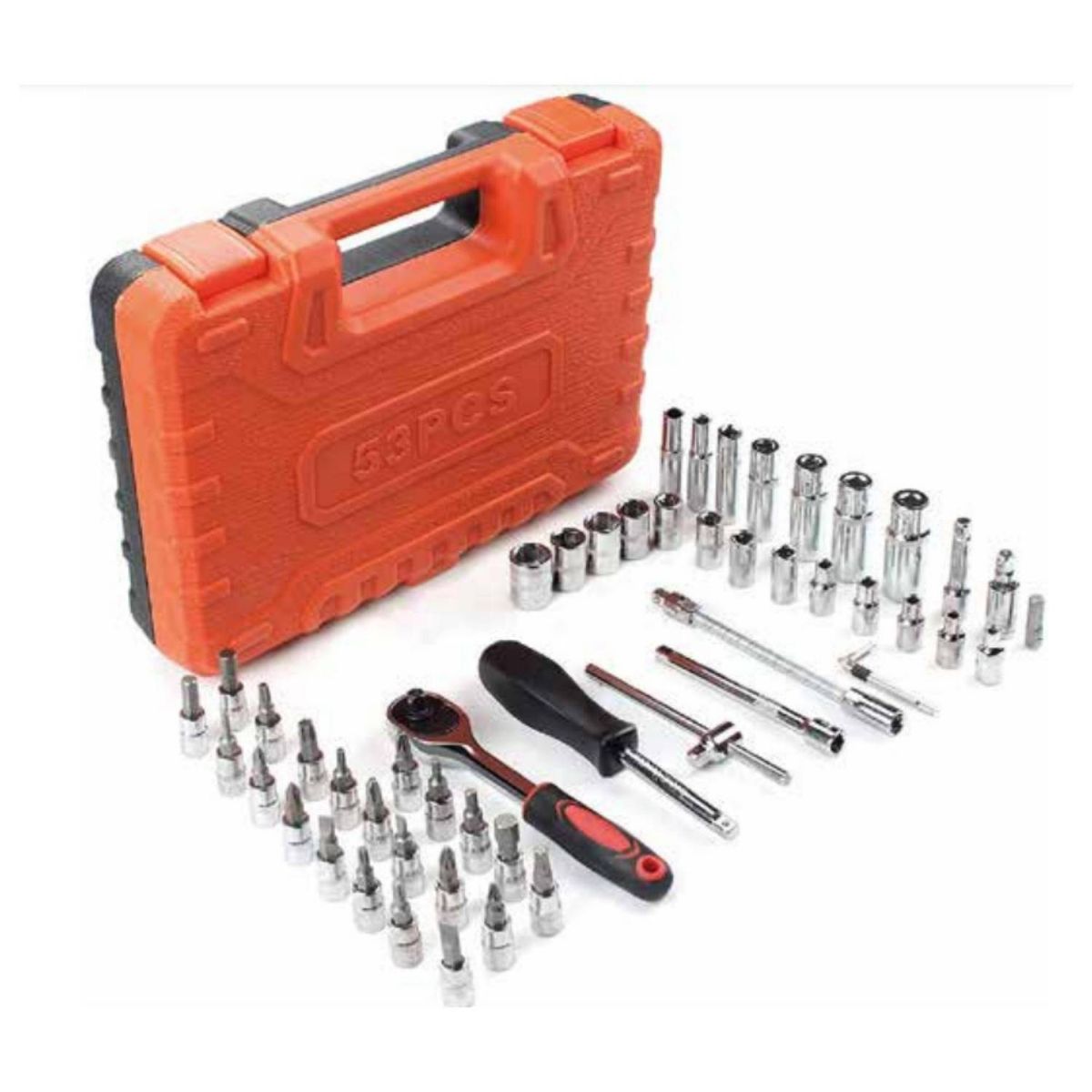 GENERICO - Set De Dados 53 Piezas Con Chicharra 1/4 herramientas