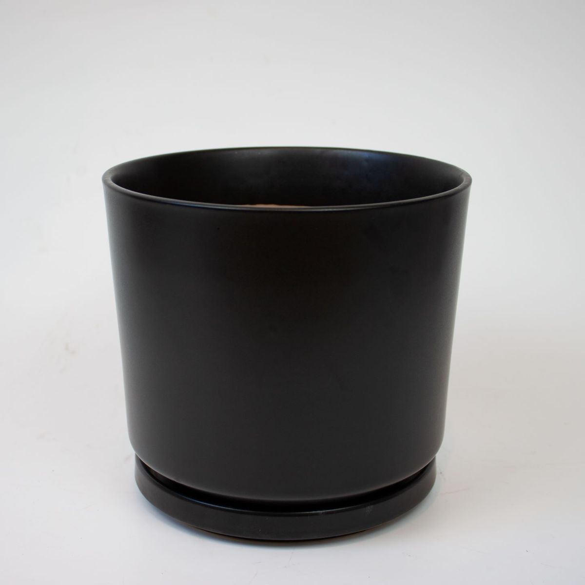 PLANT ME - Macetero Cerámica Negro Dinamarca 24