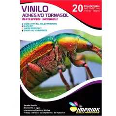 IMPRINK - Vinilo Adhesivo Tornasol Holografico Imprimible A420hojas