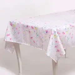 NINA HERRERA - Mantel Estampado Bloom Blanco 180x260cm