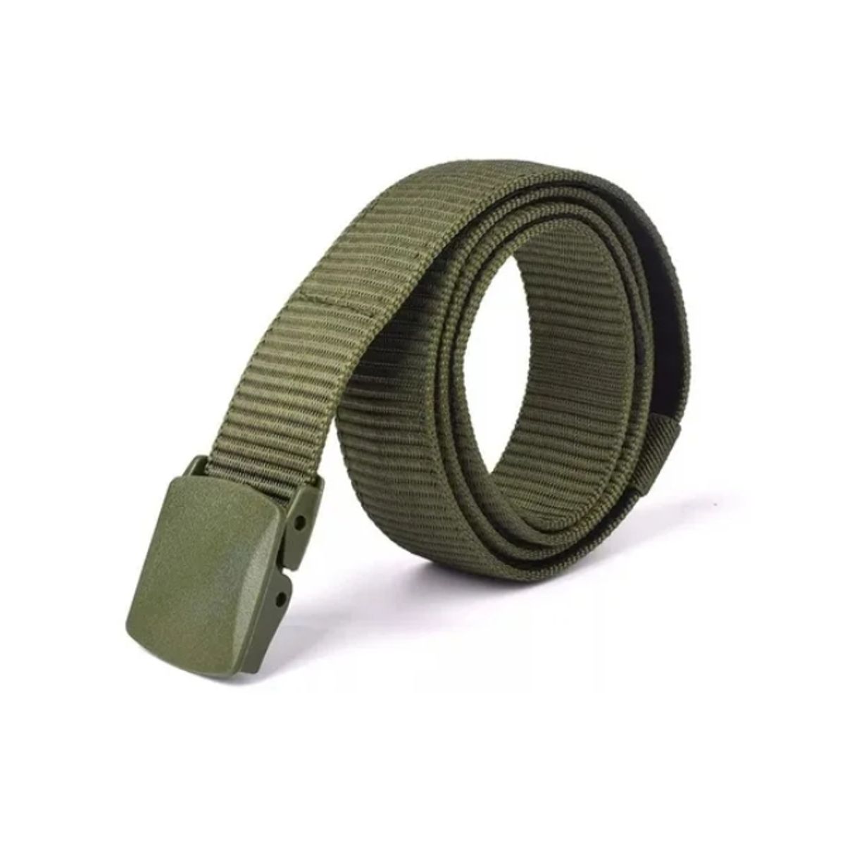 ESHOPANGIE - Correa Cinturon De Lona Para Hombre Con Bolsillo