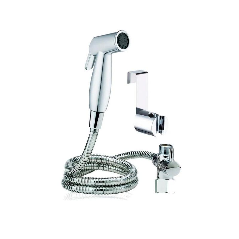DETODOYMAS - Ducha Bidet Arabe Wc Inodoro de Acero Inoxidable - Gris