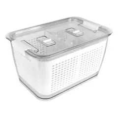 SIMPLIT - Organizador Refrigerador con Cesta Mediana