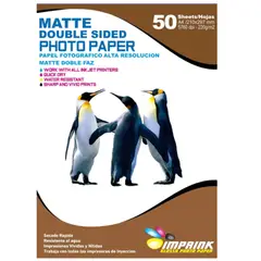 IMPRINK - Papel Alta Resolución Doble Faz Opalina Matte A4 220g 50h