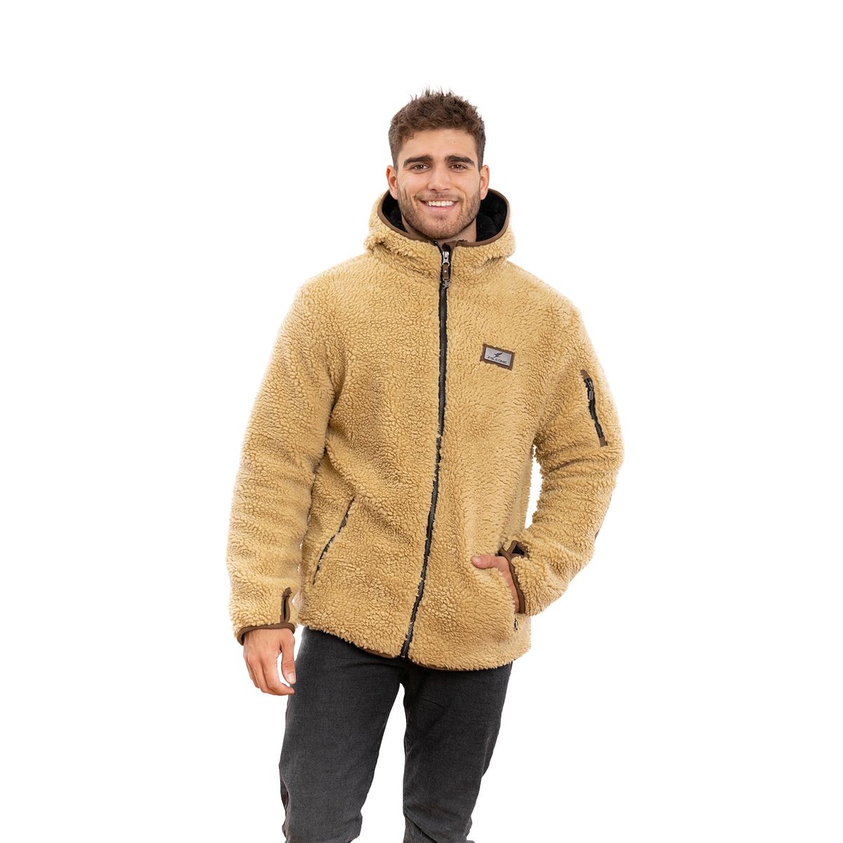 FALCONE - Chaqueta Chiporro Clásica V5 Mostaza Hombre Falcone