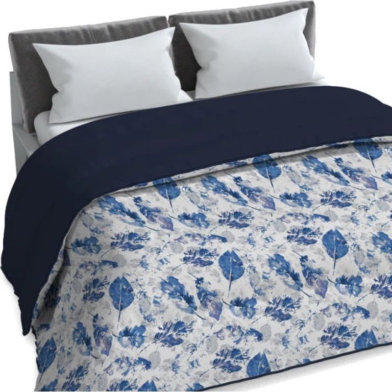 EUROFUNDA - Plumón Quilt Mondo Di Fantasia Foglie 2 Plazas/ King