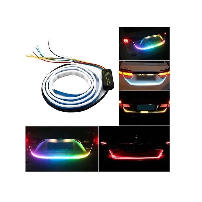 GENERICO - Cinta Tira Led Rgb Para Maleta De Auto Vehículos