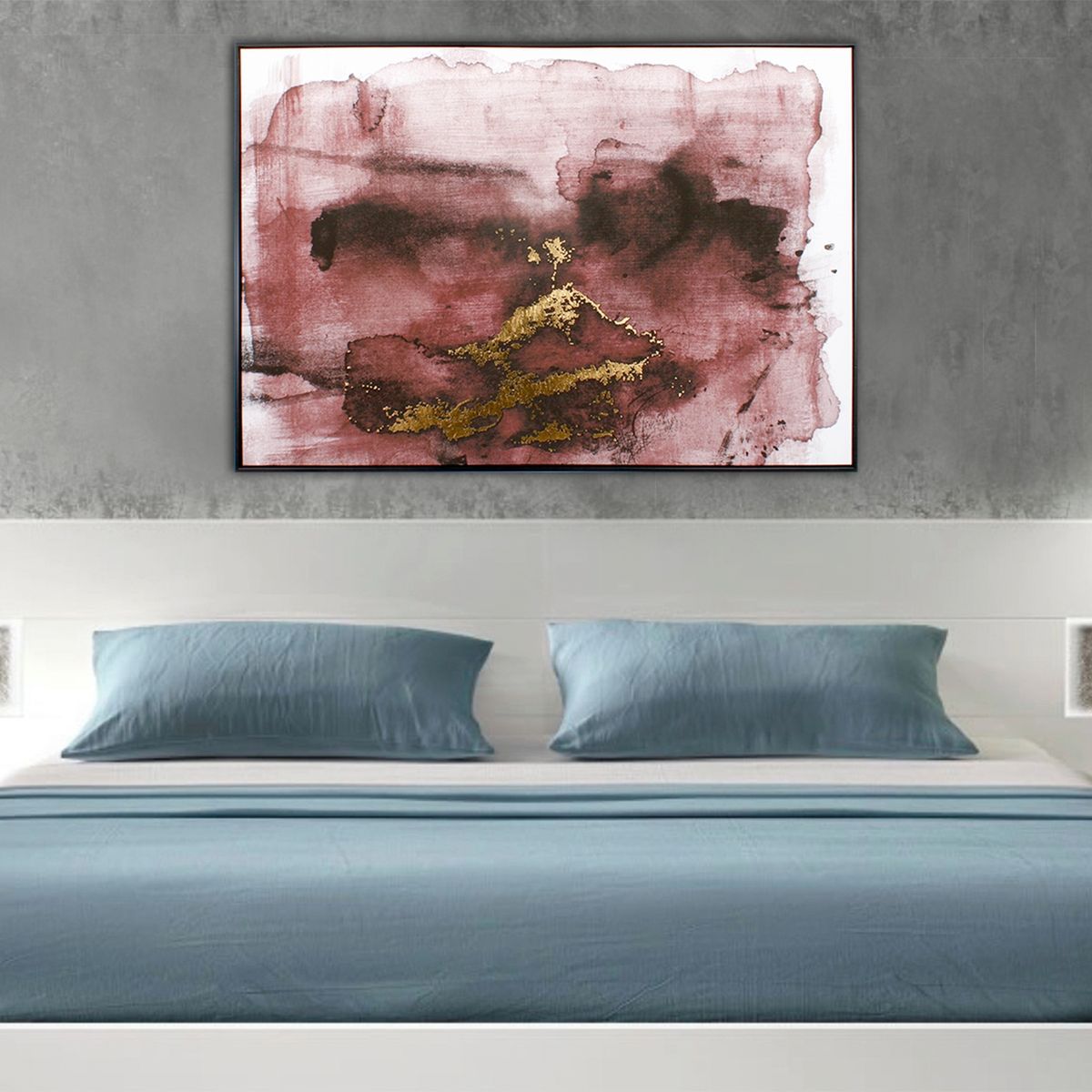 MALLORCA - Cuadro Abstracto Boceto Bordo 120X80