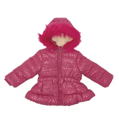 PILLIN - Parka C/Capucha Bebé Niña Burdeo PILLIN.