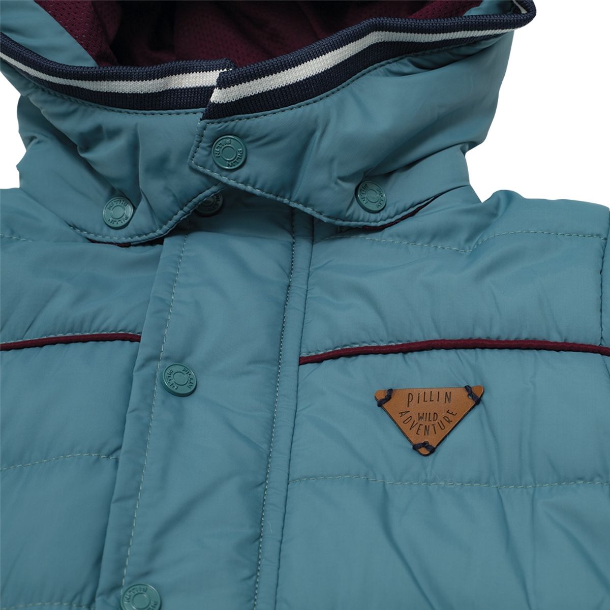 PILLIN - Parka con Capucha Bebé Niño Verde Pillin PILLIN