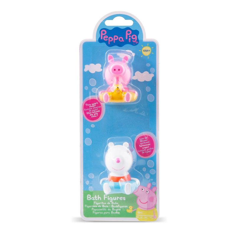 PEPPA PIG - SET DE 2 FIGURAS DE BAÑO PEPPA PIG SURTIDA