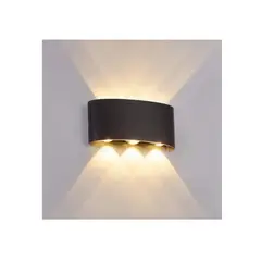 OFERTABKN - Luz Led Foco Aplique Pared 6 Leds Luz cálida Exterior