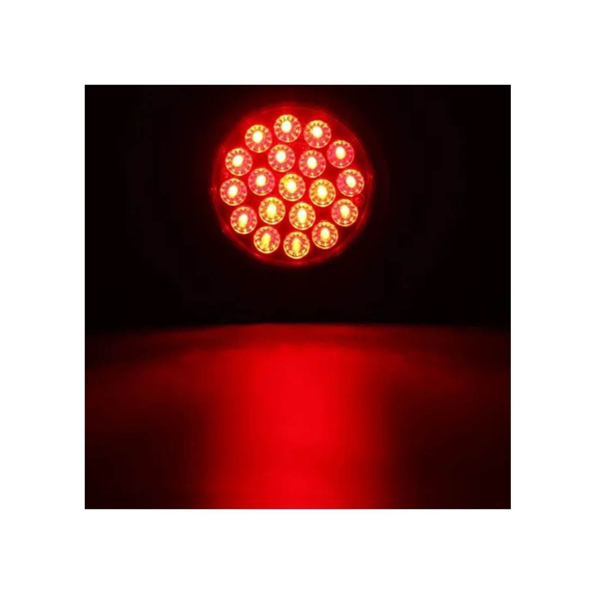 GENERICO - Foco Led Trasero 19 Led Universal Camion Bus 24v Redondo