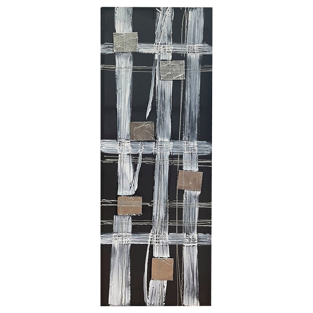 MALLORCA - Cuadro Decorativo Tramas 120 x 40 x 3 Cms.