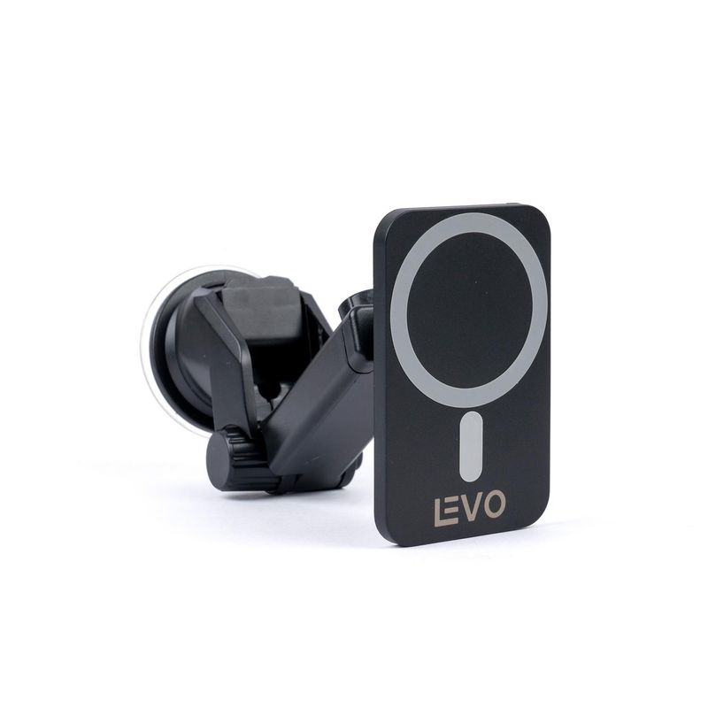 LEVO - Cargador Inalámbrico Rápido Auto iPhone 12/13 V+ Levo