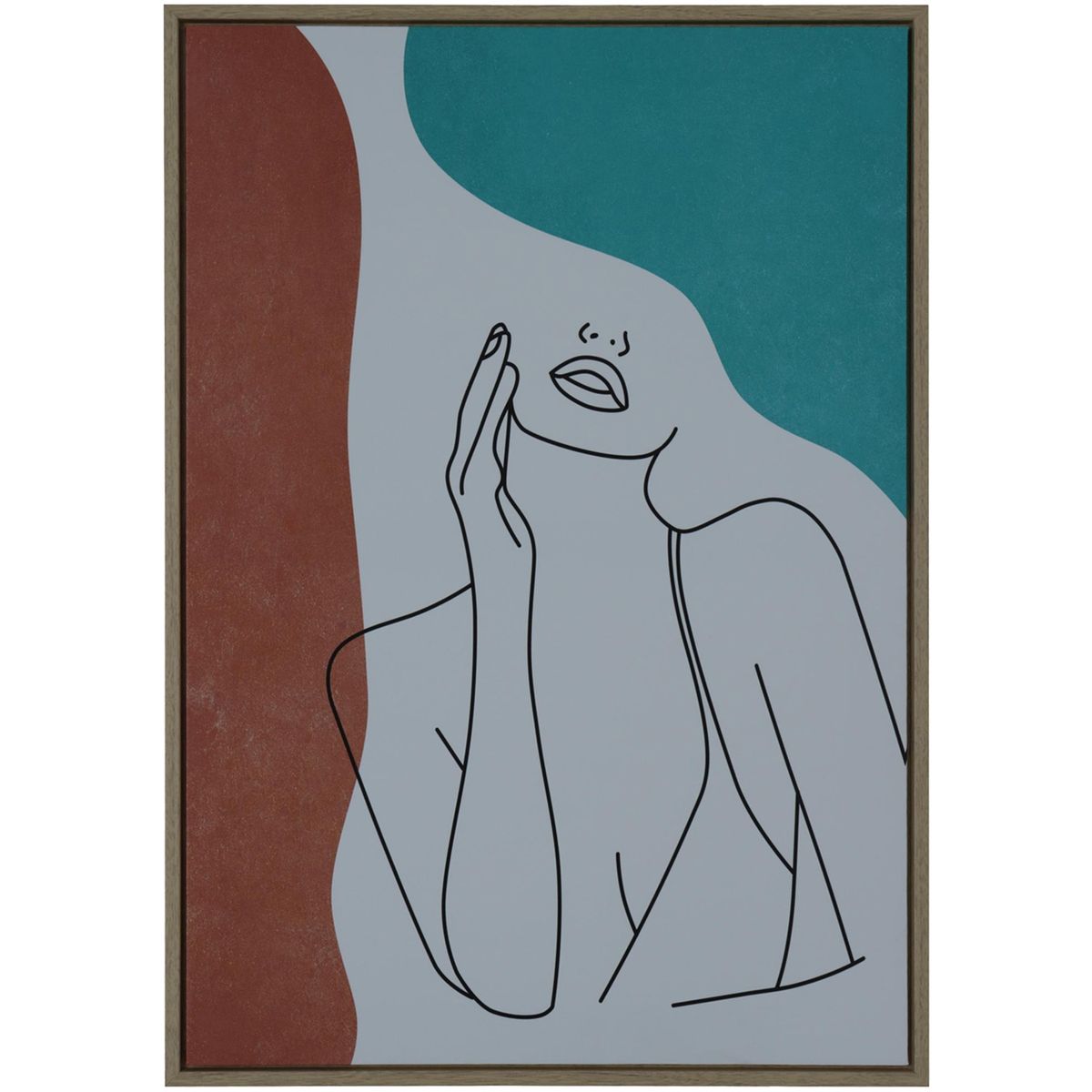 MALLORCA - Cuadro Decorativo Paula Turquesa 70 x 50