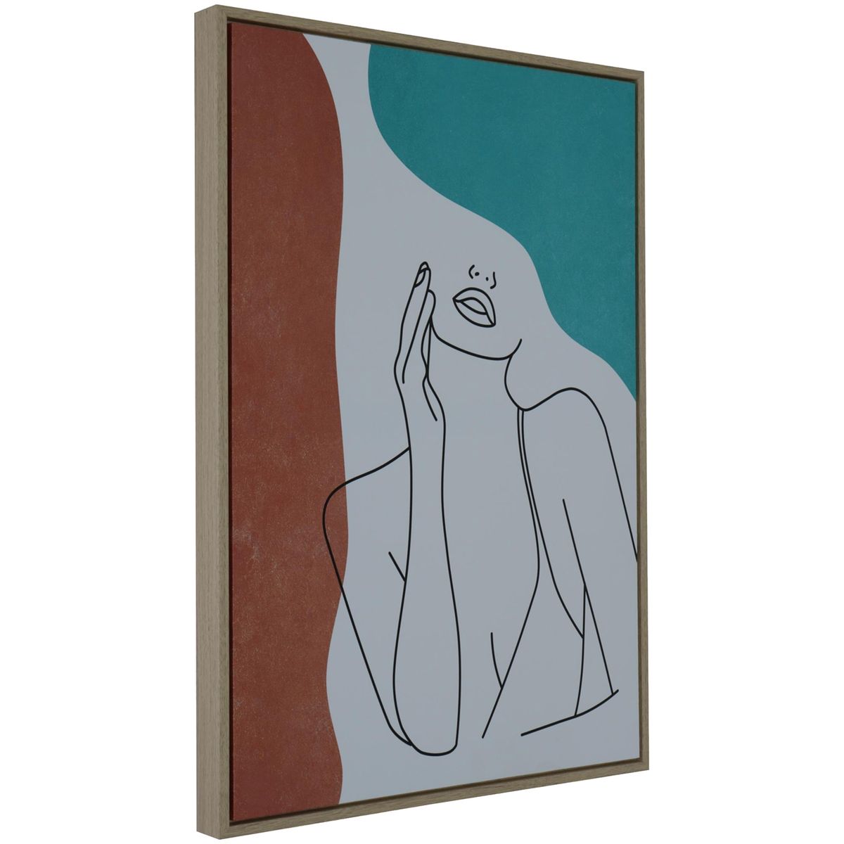 MALLORCA - Cuadro Decorativo Paula Turquesa 70 x 50