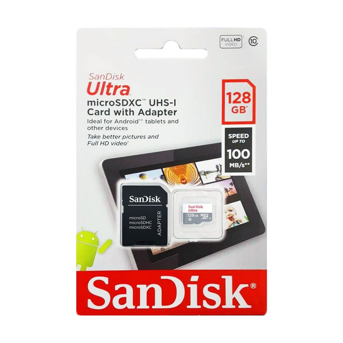 SANDISK - Tarjeta Memoria Micro SD XC 128 GB Sandisk