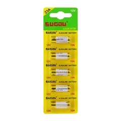 TECNOCENTER - Pack 5 pilas 23A Alkaline Battery 12v