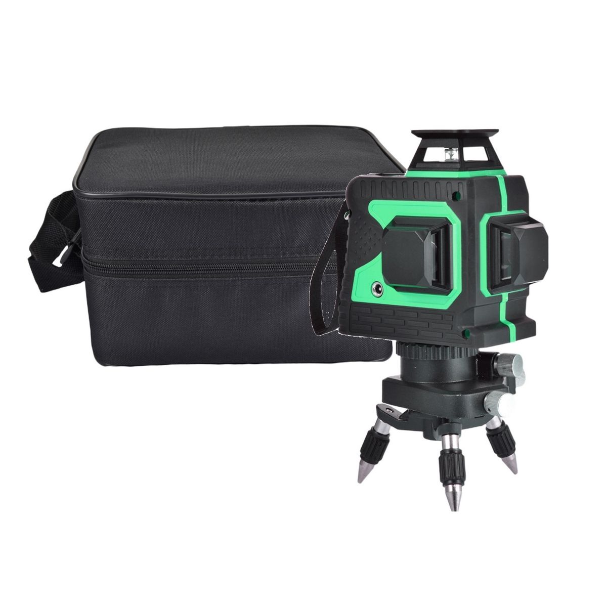 GENERICO - Nivel laser 12 líneas autonivelante 360 cruz + estuche TQ12