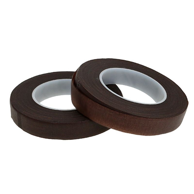 SOHOGAR - Set de 10 cintas adhesivas para arreglos florales café