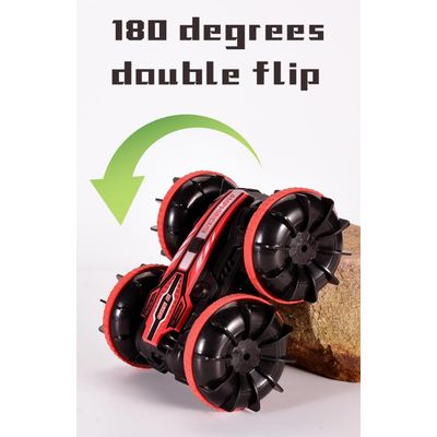 Imagen 2 del producto Auto Anfibio 4x4 Acrobata B500 24ghz 1.16 Doble Cara Rojo