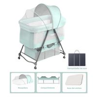 Cuna Bebé Con Accesorios Verde By