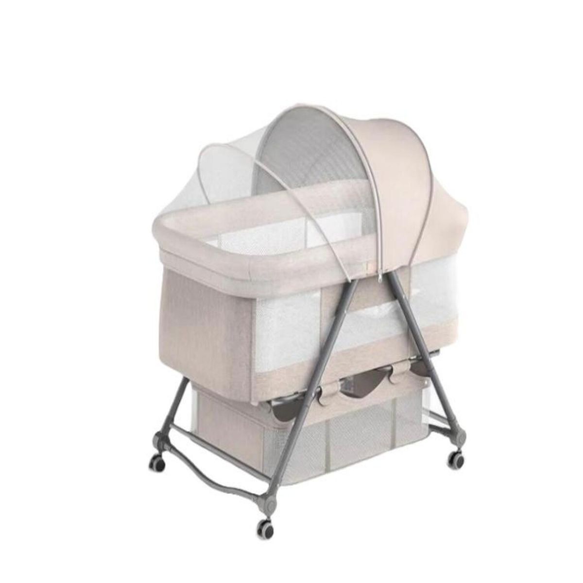 LUBABYCAS - Cuna Bebé Con Accesorios Café By Lubabycas