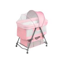Cuna Bebé Con Accesorios Rosada By