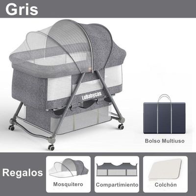 Imagen 2 del producto Cuna Bebé Con Accesorios Gris By