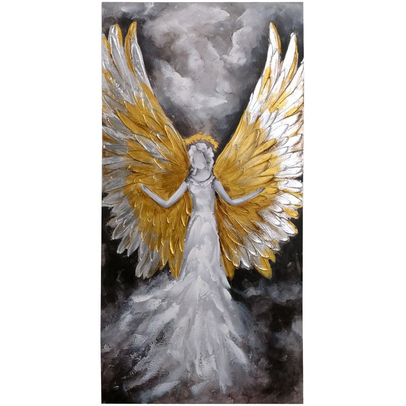 MALLORCA - Cuadro Decorativo Angel Gold 140 x 70