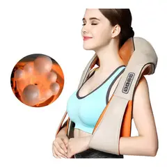 OEM - Masajeador Eléctrico de Espalda Hombro Shiatsu Beige