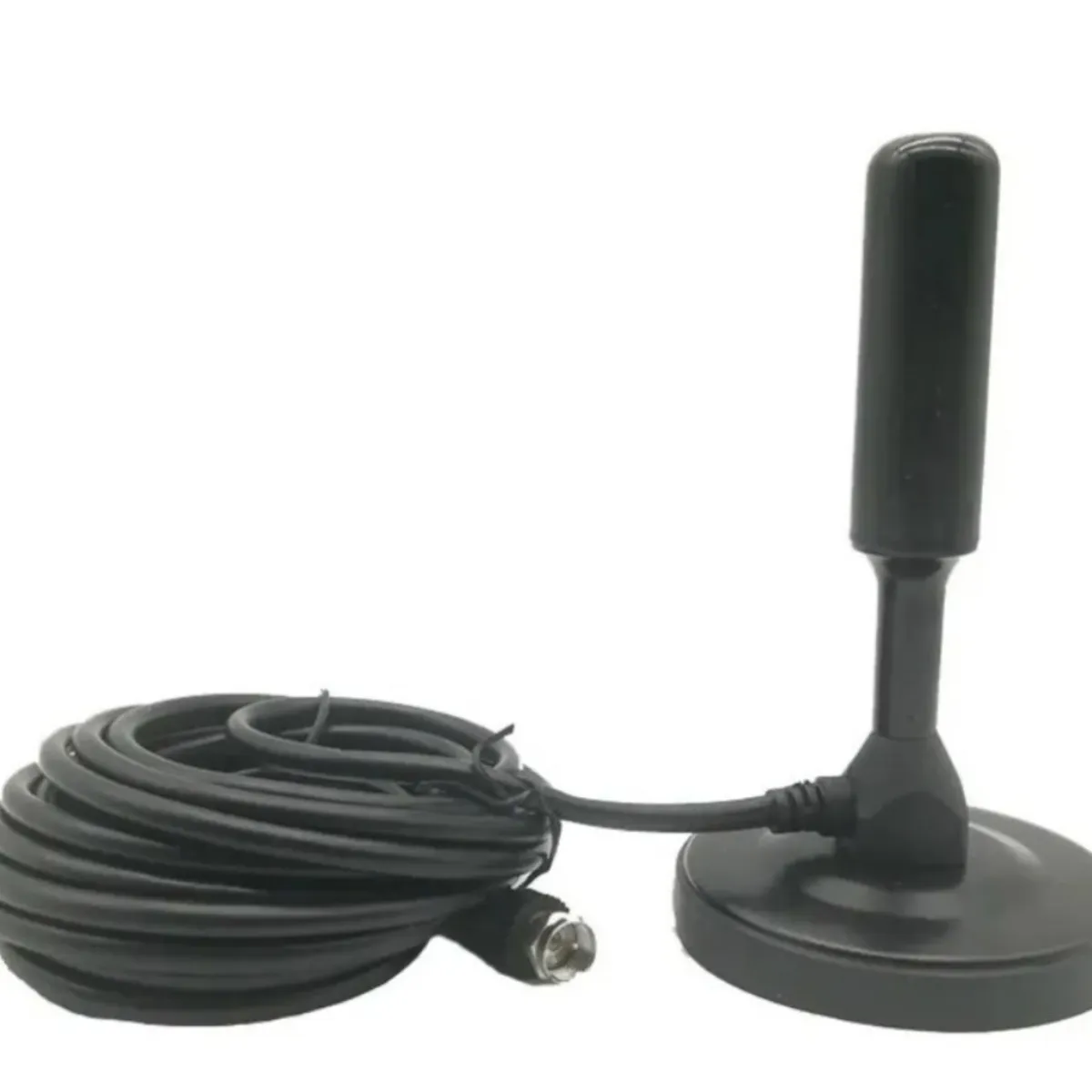 GENERICO - Antena Tv Digital Abierta Hd Tvd Interior 360 Coaxial