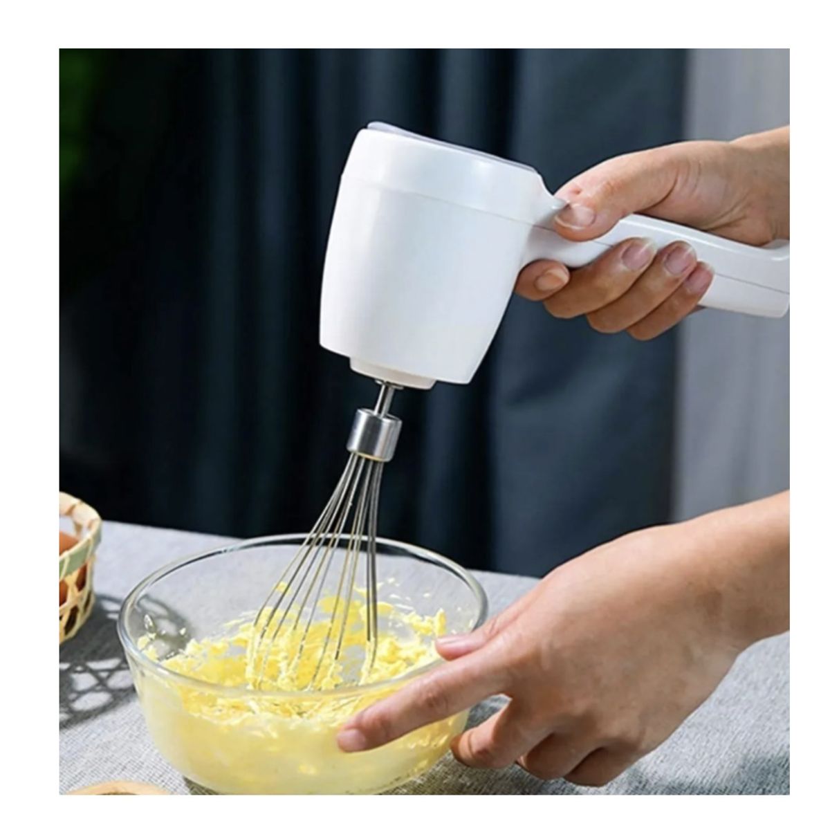 GENERICO - Batidora De Mano Inalámbrica Portátil De Alimentos