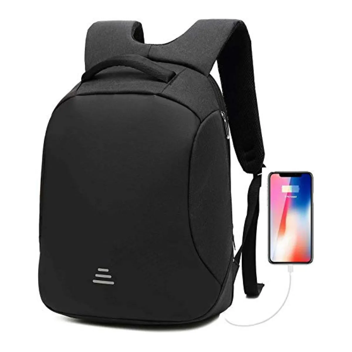GENERICO - Mochila Para Notebook Impermeable Antirobo Negra