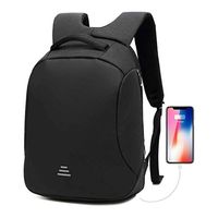 Mochila Para Notebook Impermeable Antirobo Negra