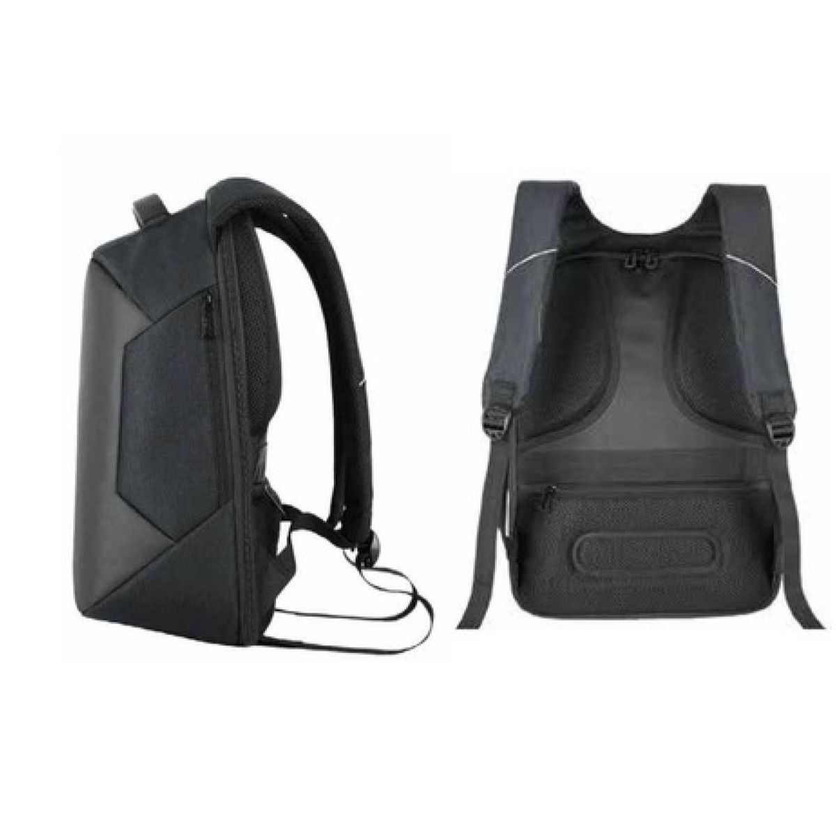 GENERICO - Mochila Para Notebook Impermeable Antirobo Negra